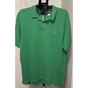 Ralph Lauren Green Polo Shirt Size XXL Golden pony